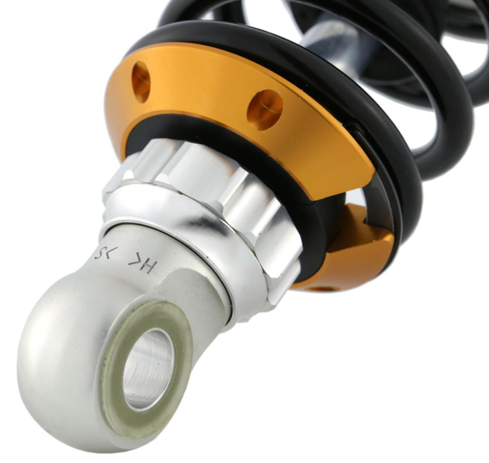 Ammortizzatore posteriore per Vespa GTS/GTS Super/GTV/GT 60/GT/GT L, argento/arancio