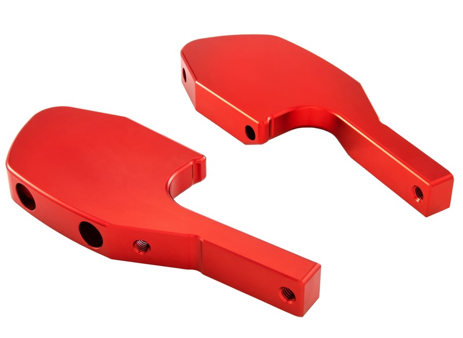 Adattatore poggiapiedi per Vespa GTS/GTS Super/GTV/GT 60/GT/GT L 125-300cc, rosso