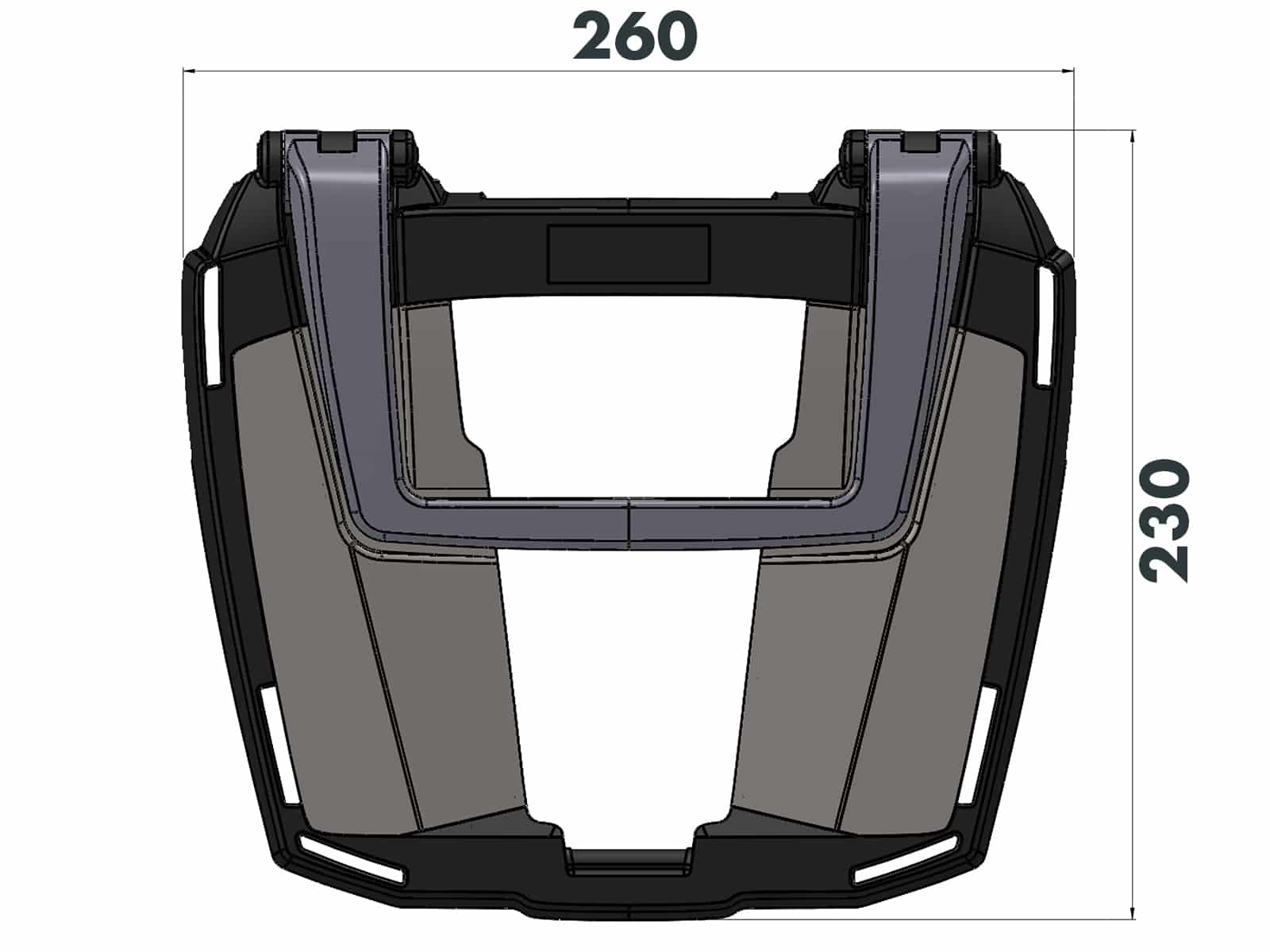 Portavaligie Easyrack per Yamaha Ténéré 700 World Raid (22-) Hepco & Becker