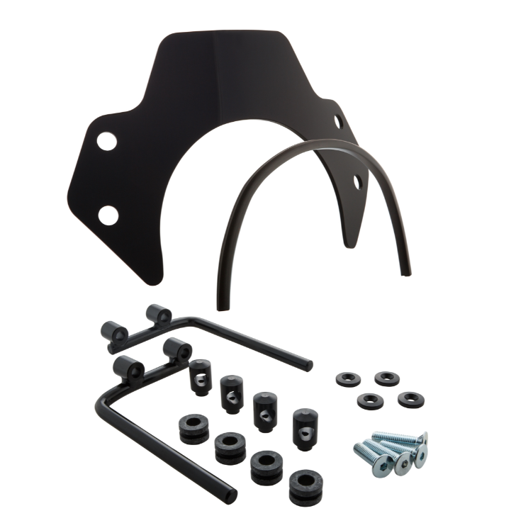 Zanzariera per Vespa PX 80-200ccm, supporti neri, colorati neri