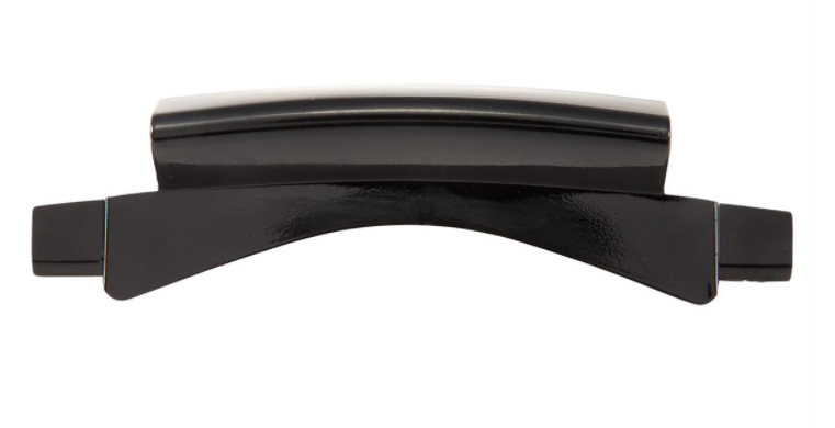 Raccordo scudo gamba mono asolato nero lucido per Vespa Primavera/​Sprint 50-150ccm