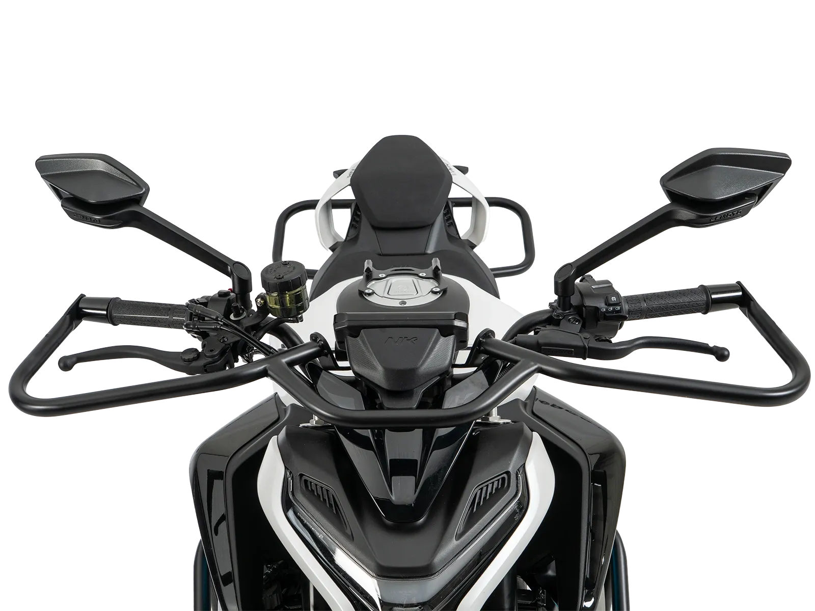 Barra di protezione anteriore nera per CF Moto 675 NK (25-) Hepco & Becker