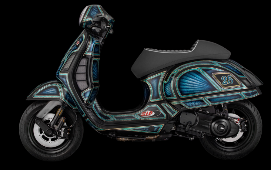Cover Vario per Vespa, nero opaco