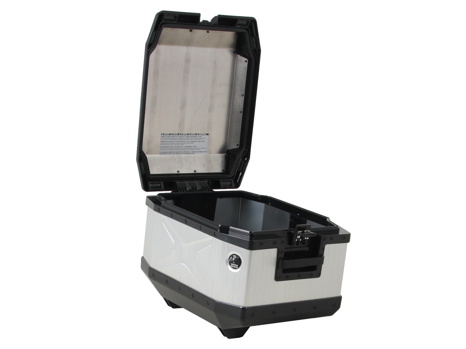 Topcase in alluminio Xplorer 45 argento Hepco & Becker