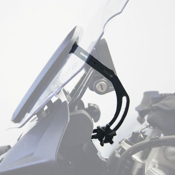 Staffa di rinforzo parabrezza per BMW R 1200 GS LC /Adventure LC, R 1250 GS, nero