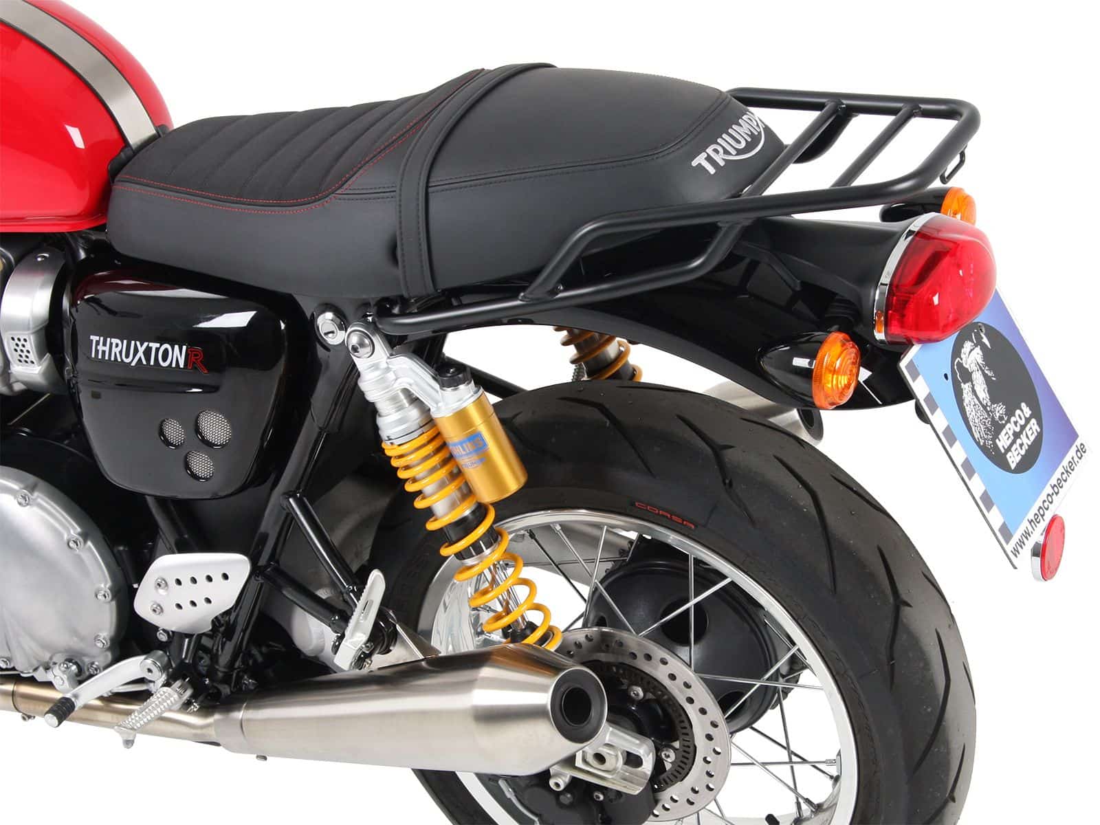 Portapacchi per Triumph Thruxton / R (16-) Hepco & Becker