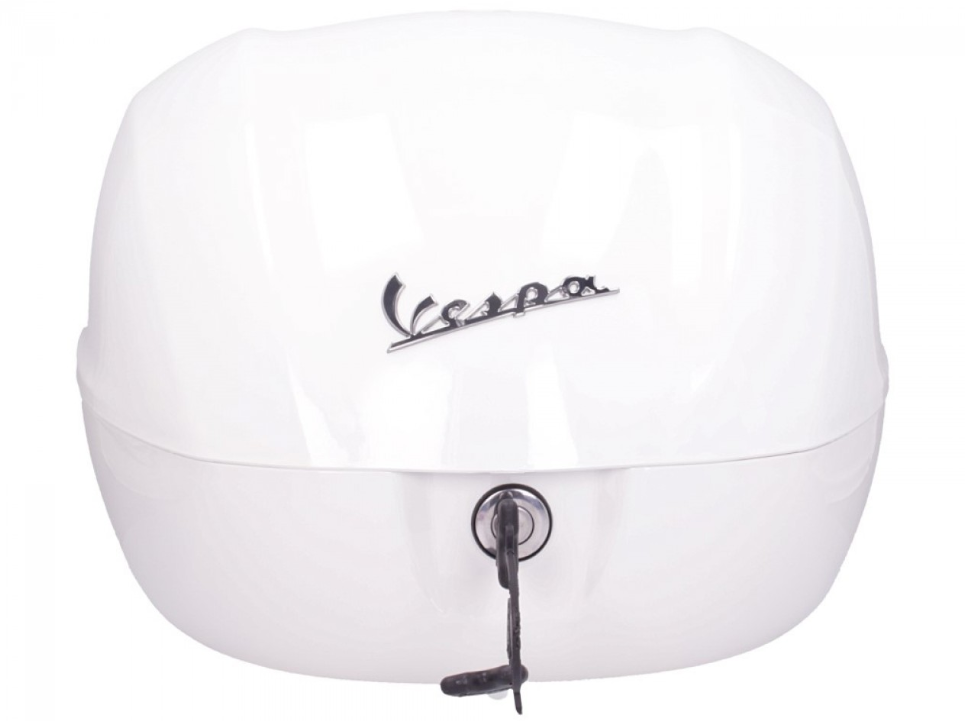 Bauletto originale 32 l. per Vespa Primavera / Sprint / GTS / PX - Bianco Montebianco / Innocenza 544