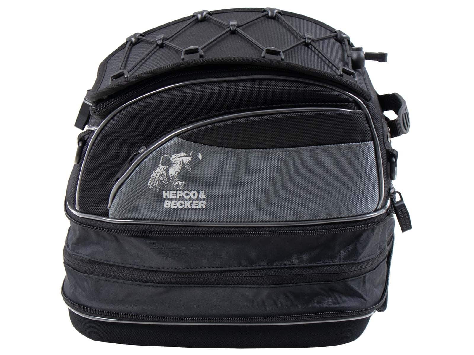 Borsa posteriore Street nera, attacco universale per cintura, Hepco & Becker