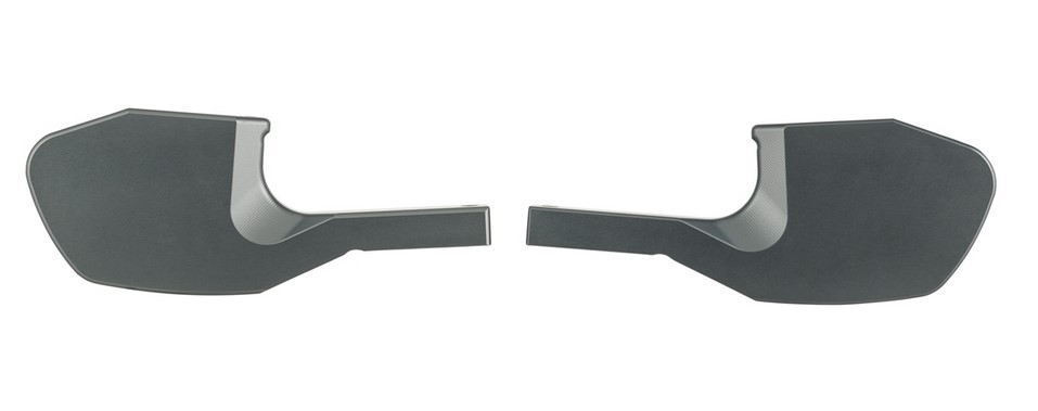 Adattatore poggiapiedi per Vespa GTS/GTS Super/GTV/GT 60/GT/GT L 125-300ccm, grigio opaco
