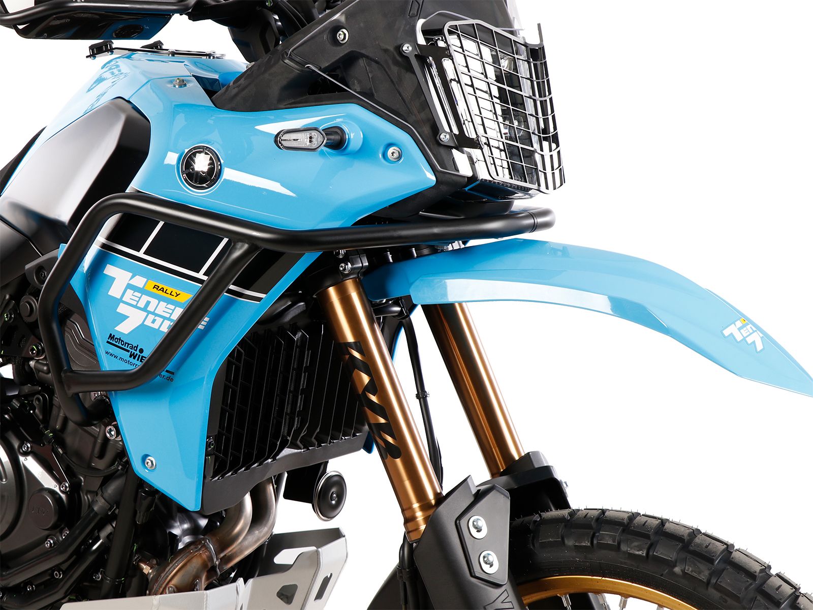 Barra di protezione serbatoio nera per Yamaha Ténéré 700 Rally (25-) Hepco & Becker