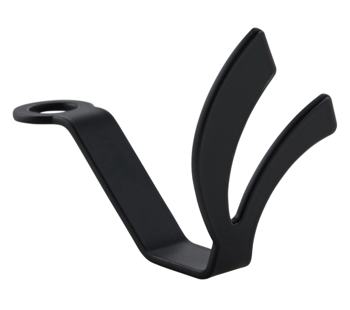 Gancio per casco, sotto la sella per Vespa, nero opaco