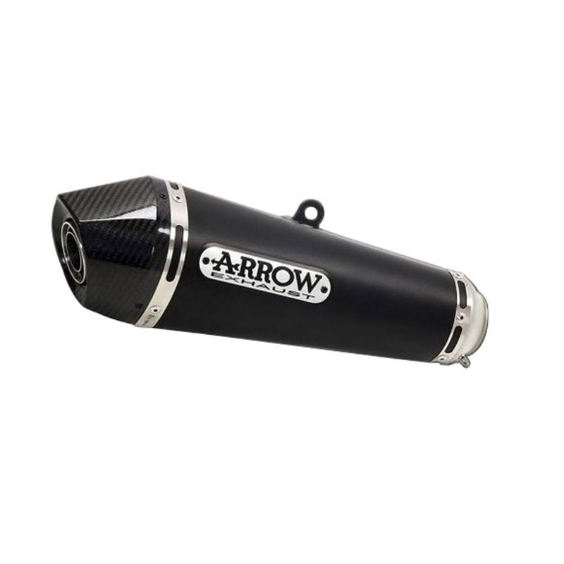 ARROW Auspuff DARK X-KONE für Honda CB125R 2018-, Edelstahl schwarz (Nur mit ARROW Krümmer)