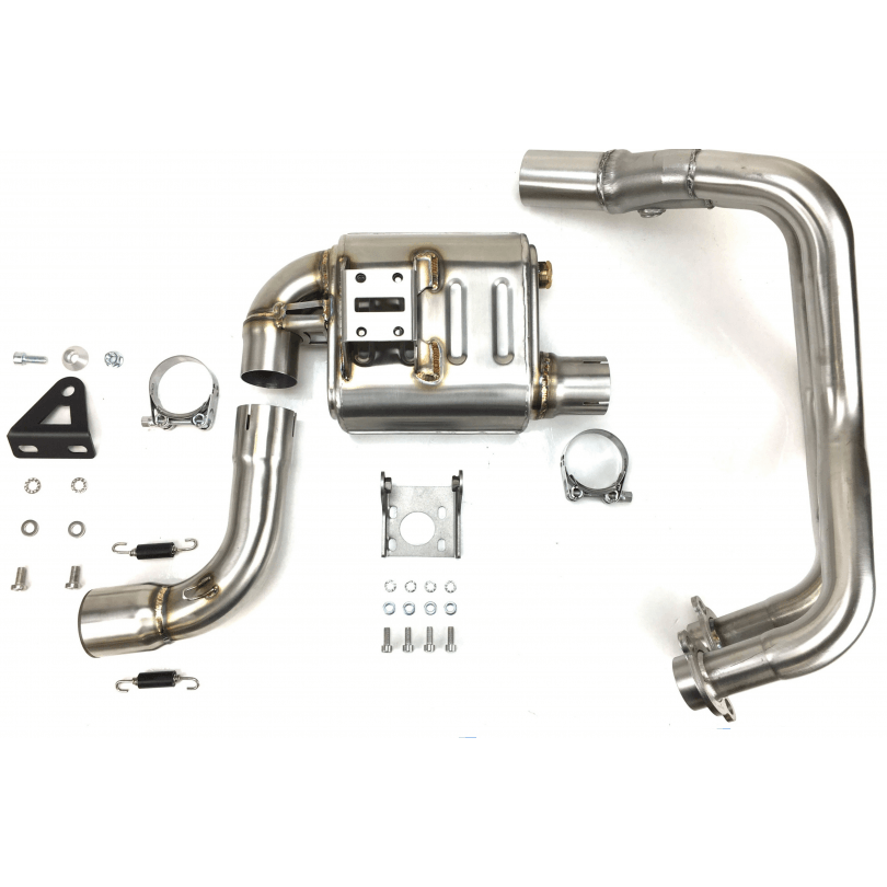 IXIL RB sistema completo con convertitore catalitico per Yamaha XSR 700, acciaio inox, omologazione E, Euro3+4