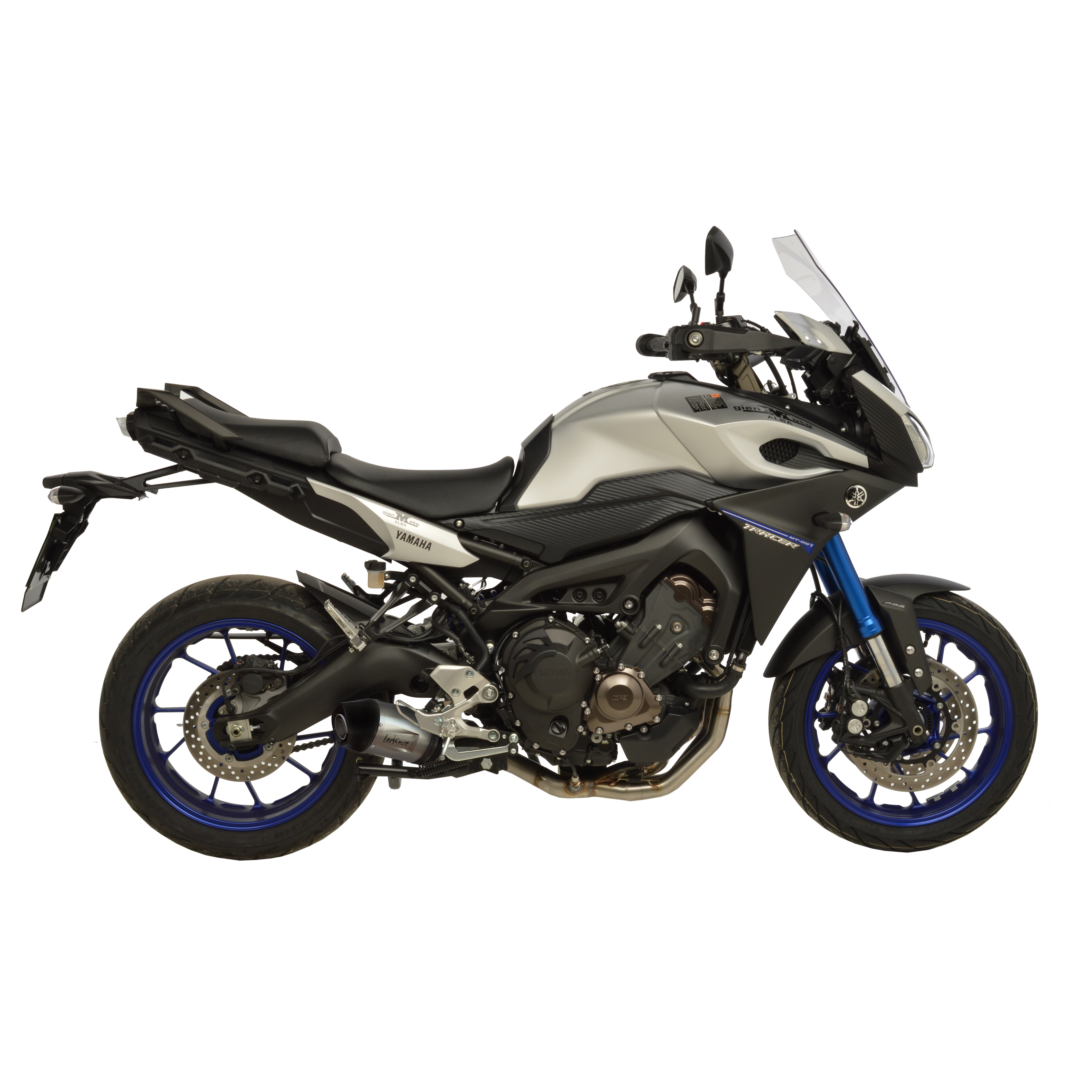 Impianto di scarico LeoVince completo SBK LV One Evo 2, inox per Tracer 900 / FJ-09 Tracer (Bj.15-16)