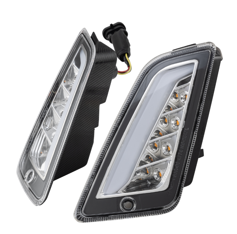 Kit indicatori di direzione anteriore e posteriore per Vespa GTS/GTS Super/GTV 125-300cc, trasparente