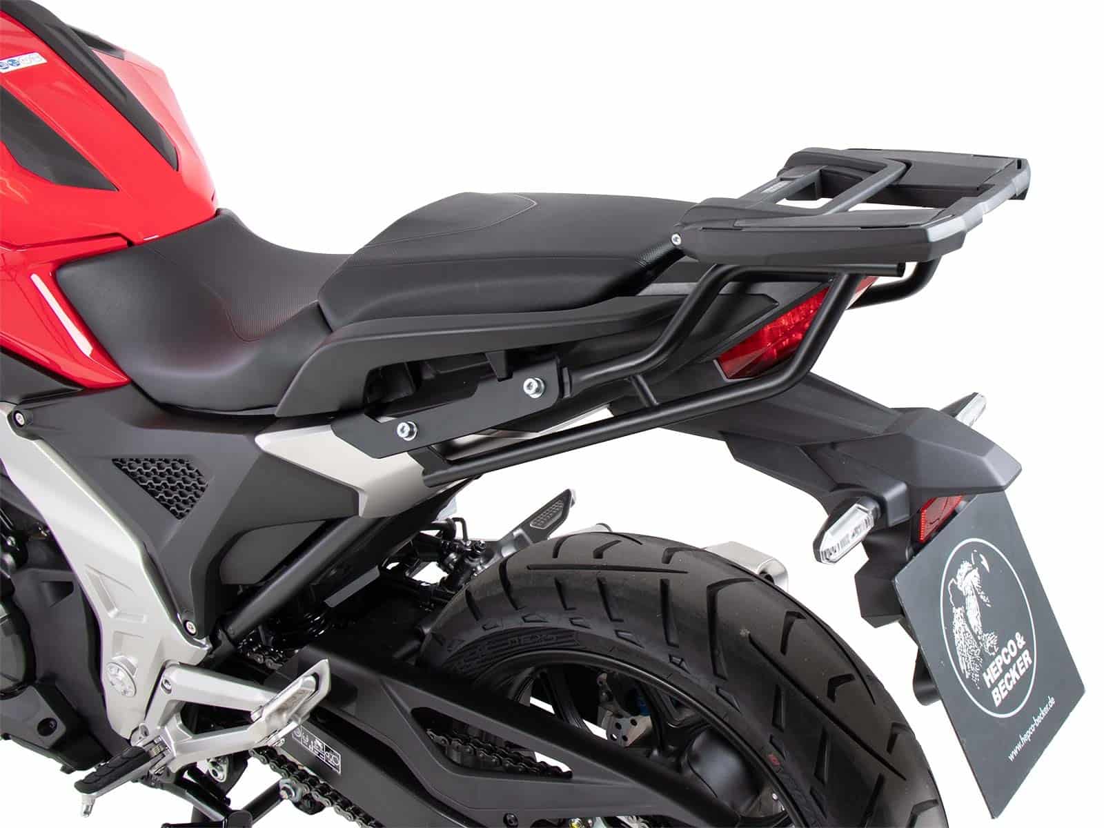 Portavaligie Easyrack nero per Honda NC 750 X /DCT (21-) Hepco & Becker