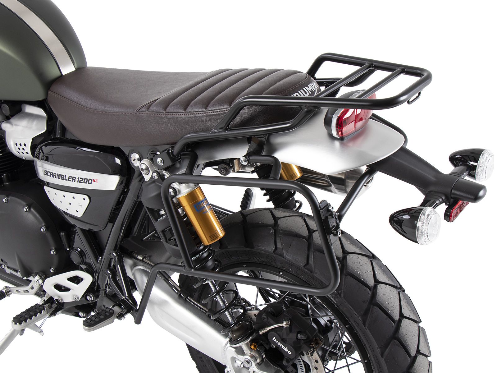 Portapacchi tubolare nero per Triumph Scrambler 1200 XE (24- ) Hepco & Becker