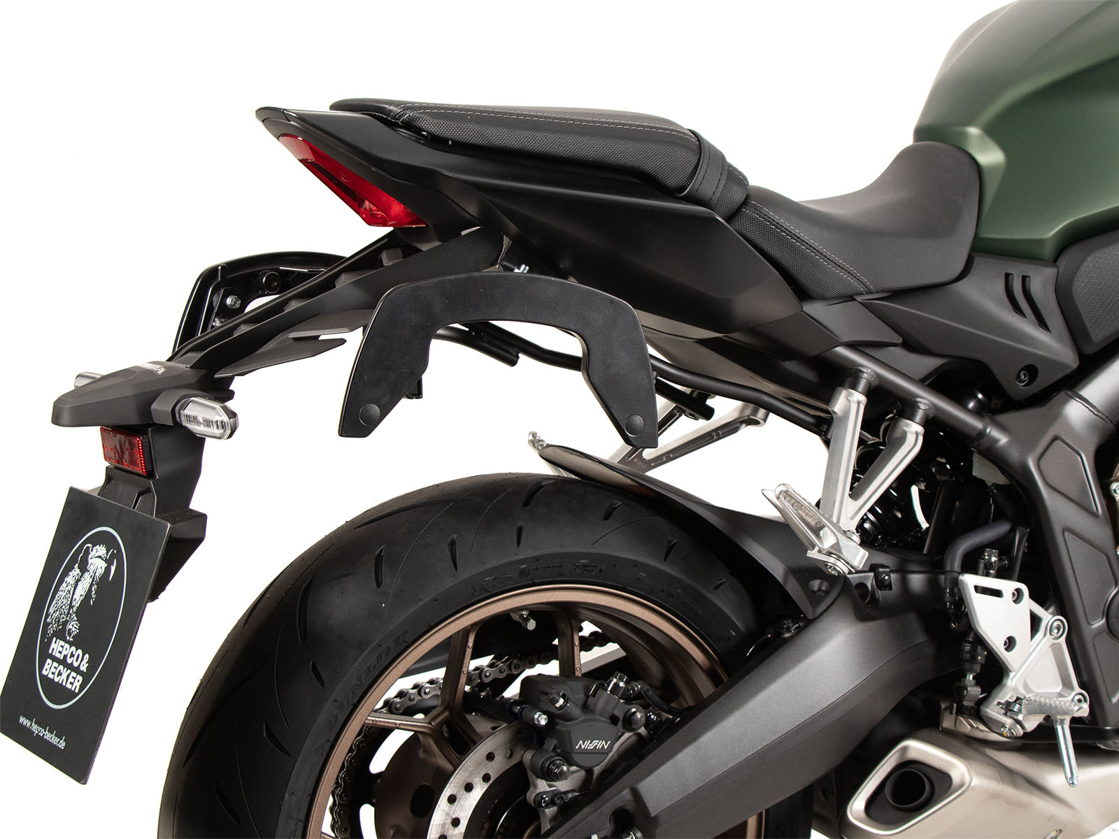 Portapacchi laterale C-Bow nero per Honda CB 650 R / E-Clutch (24-) Hepco & Becker