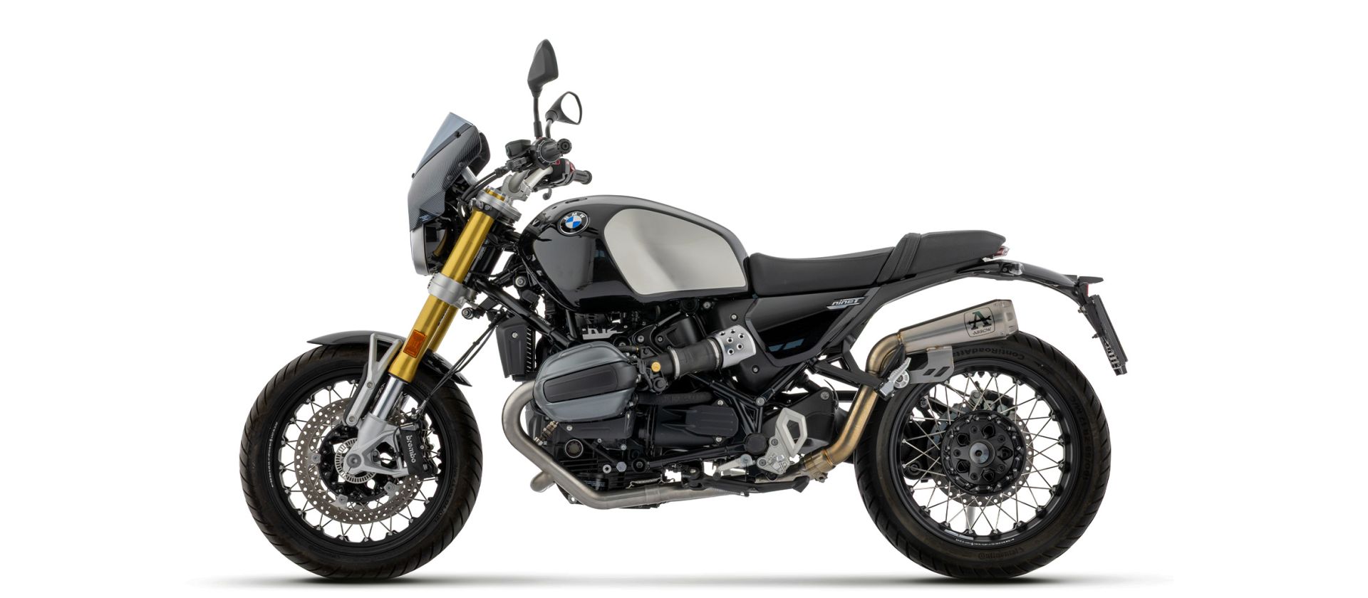 Scarico ARROW PRO-RACE in titanio con terminale in titanio per BMW R 12 nineT (24-)