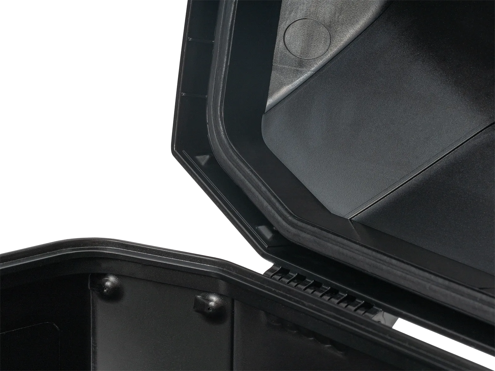 Baule Xcore 40 nero con cornice nera per Smartrack Hepco & Becker