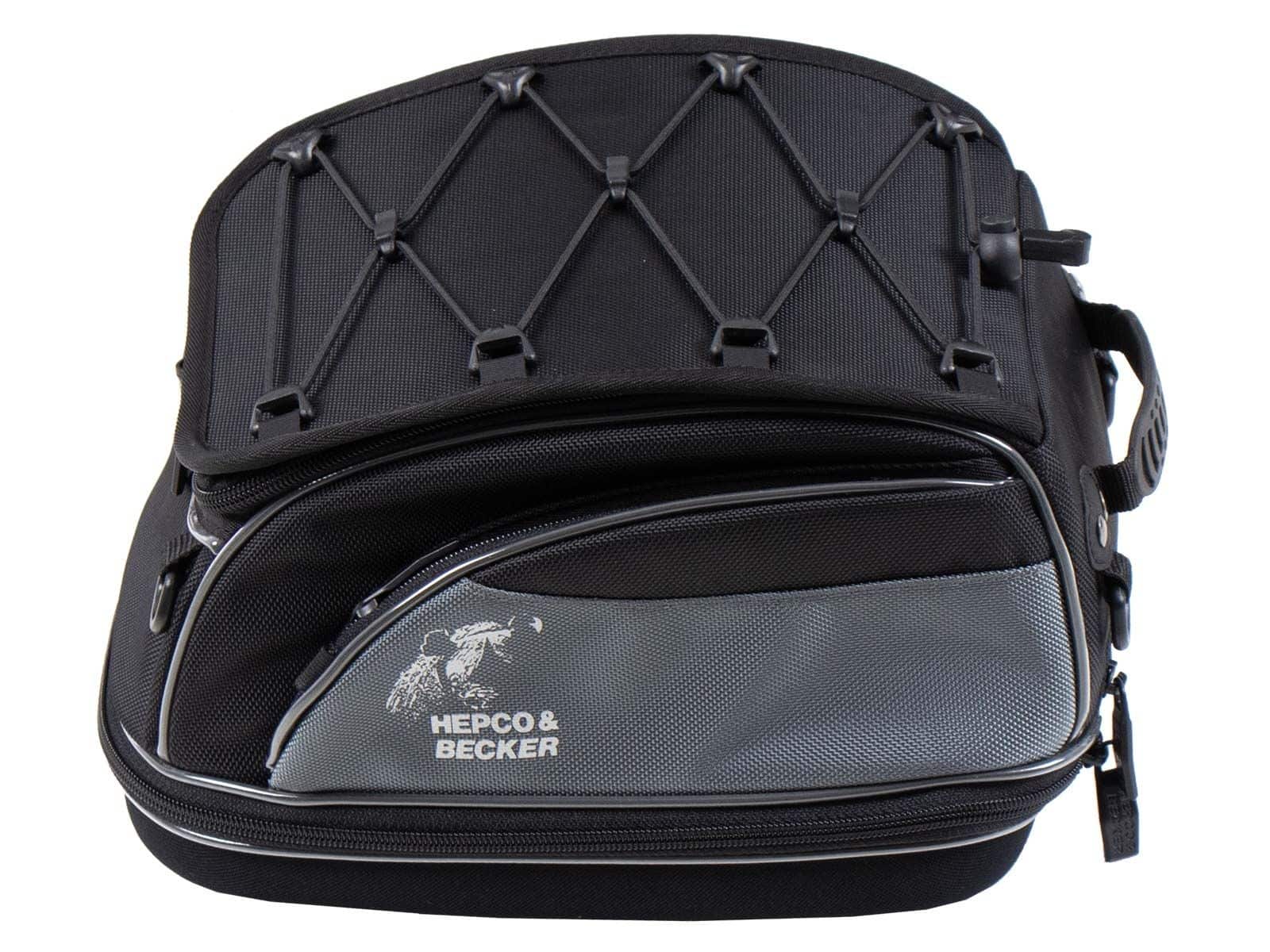 Borsa posteriore Street nera, attacco universale per cintura, Hepco & Becker