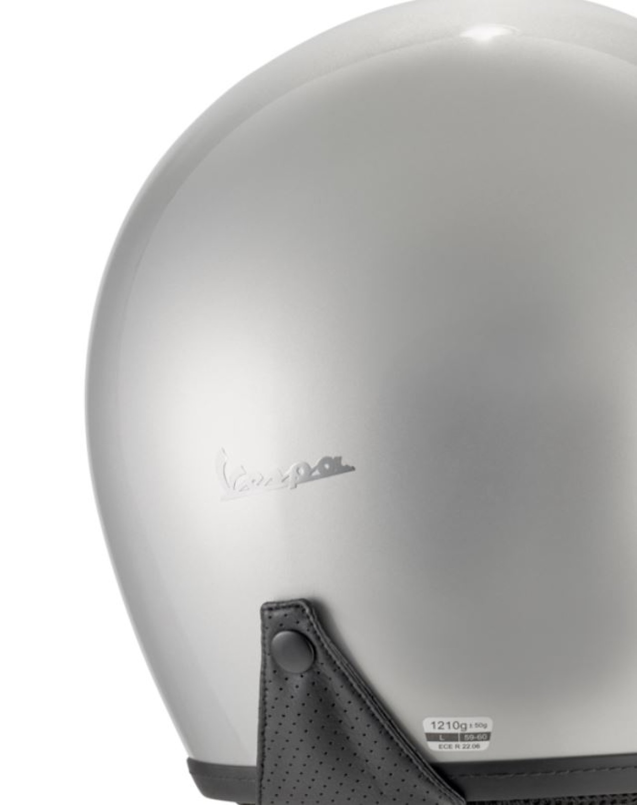 Casco Vespa jet Versilia grigio