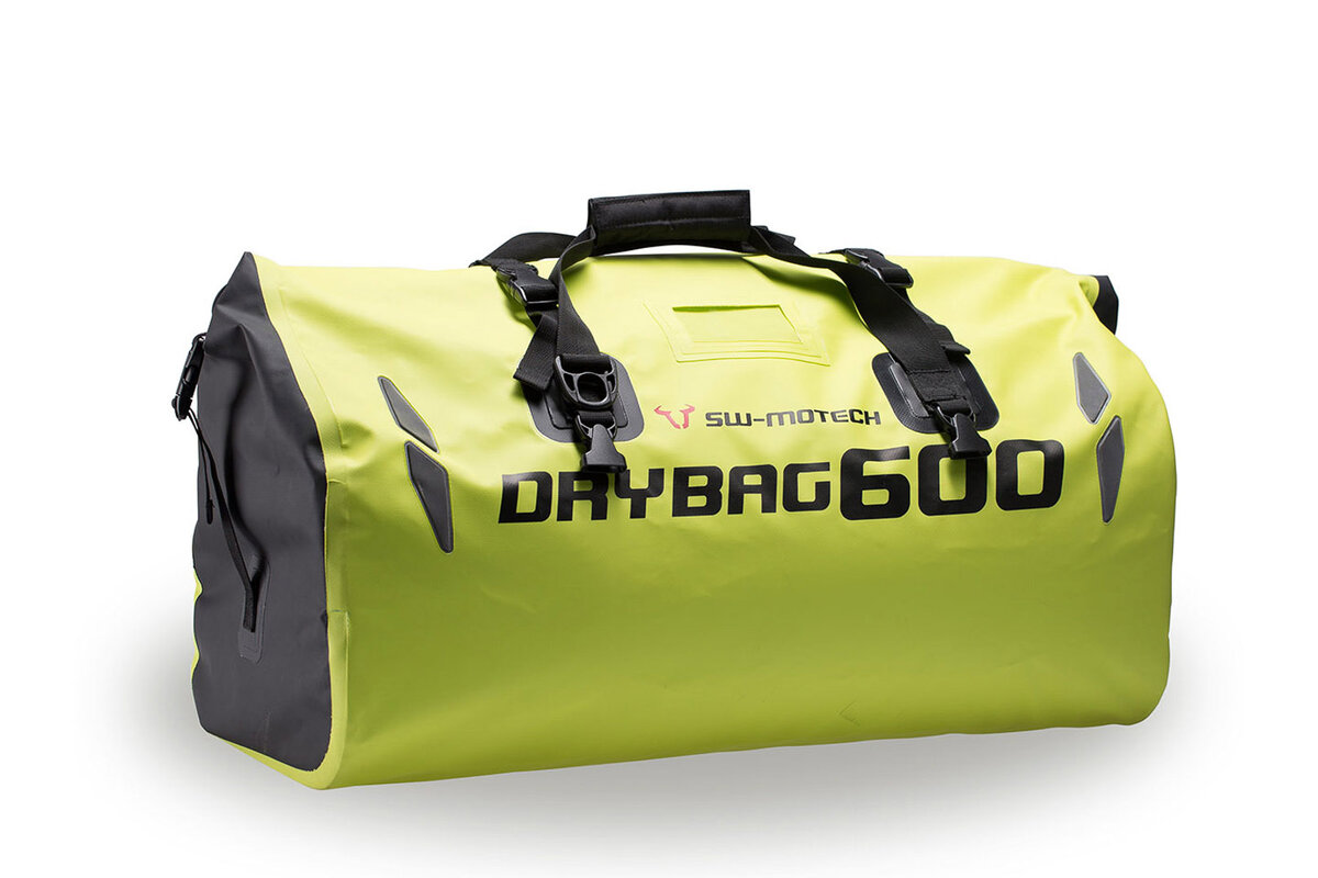Borsa posteriore Drybag 600 per Moto Guzzi V85 TT /Travel, giallo segnale - SW Motech