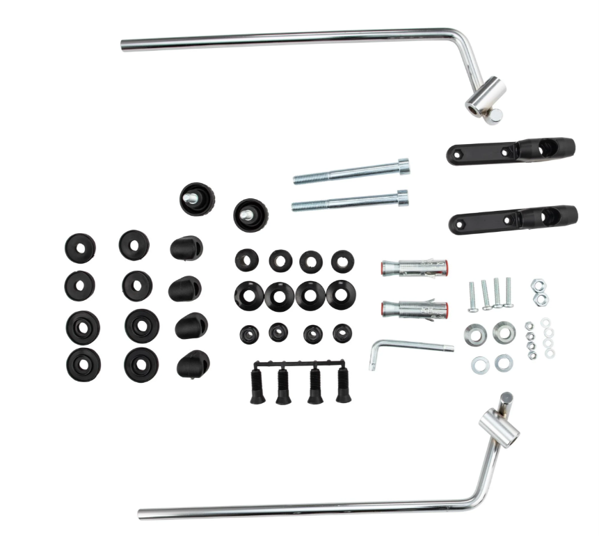 Materiale di montaggio parabrezza FACO "Twin-Screen" per Vespa Primavera 50-150cc 2T/4T
