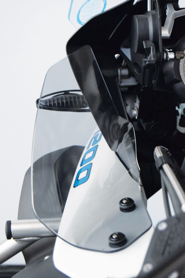 Isotta coppia di deflettori laterali superiori Maxi per BMW R 1200 GS Adventure LC (14-18), coppia