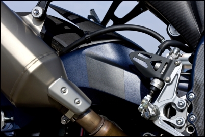 Copertura forcellone, nera per Suzuki GSX-R1000 BJ. 2009-2011/ 2012-2016