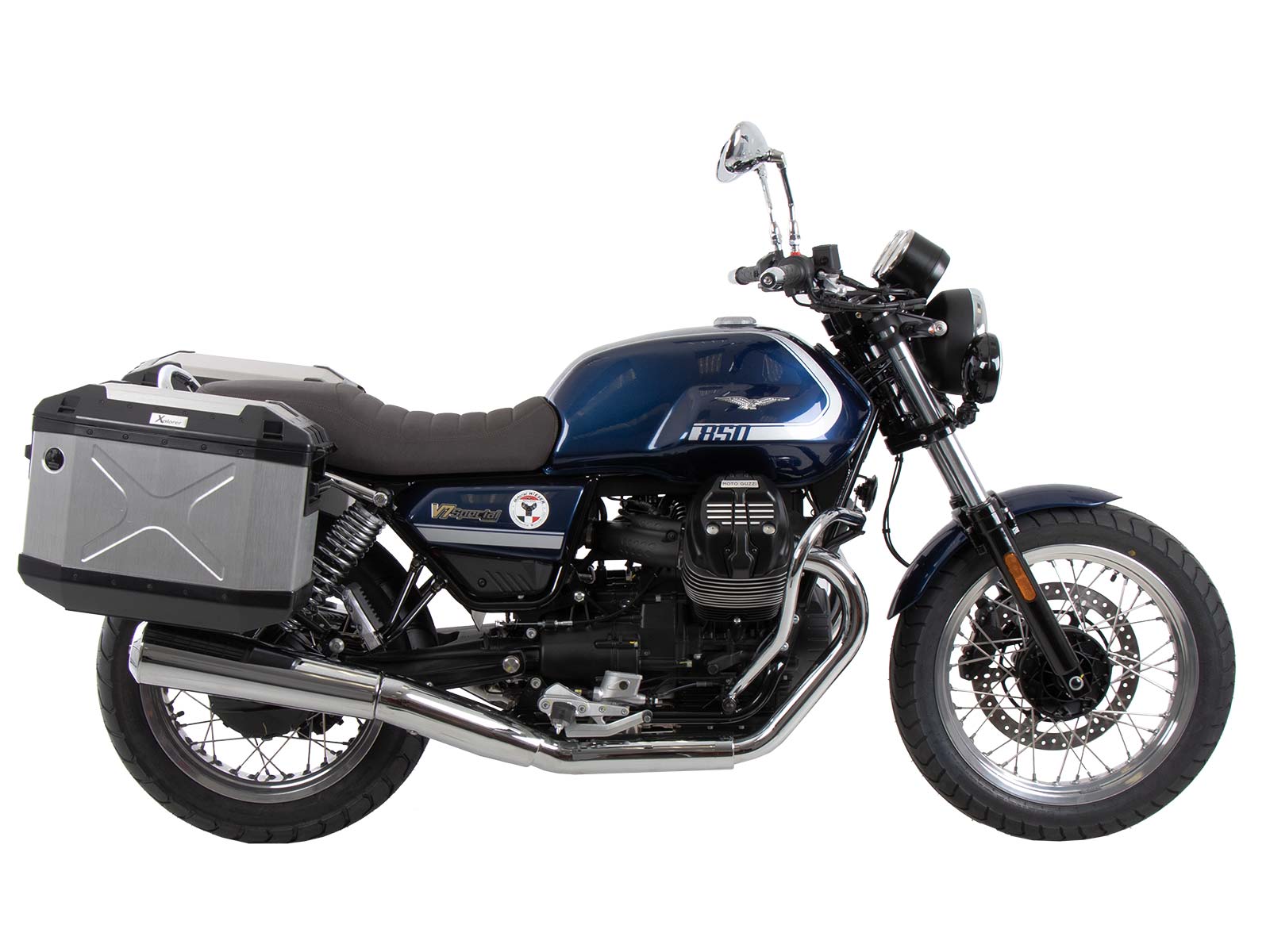 Portapacchi nero per Moto Guzzi V7 Special/Stone/Centenario (21-24) Hepco & Becker