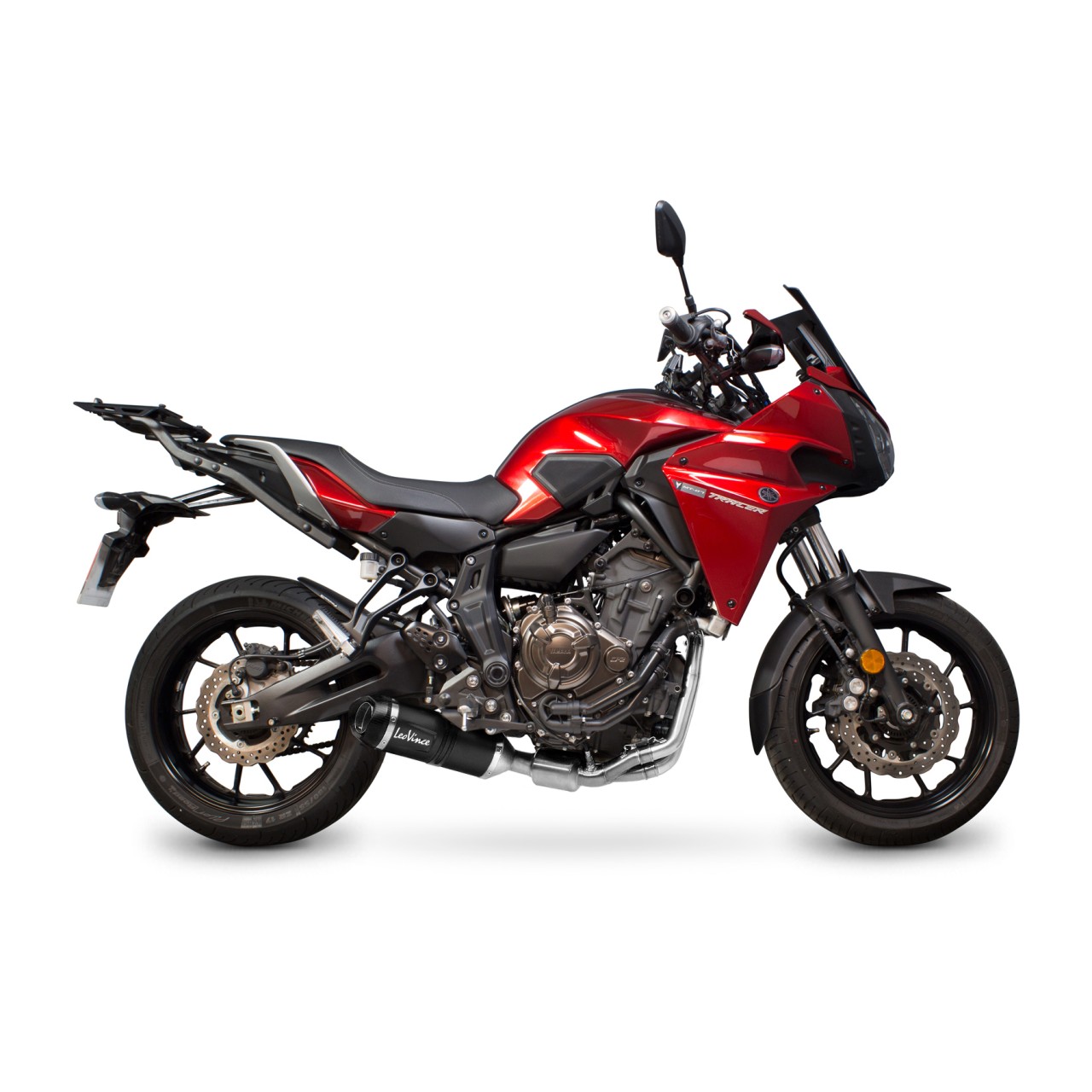 LeoVince sistema completo LV One Evo per Yamaha MT-07 /Tracer 700 /XSR 700, nero, certificato E