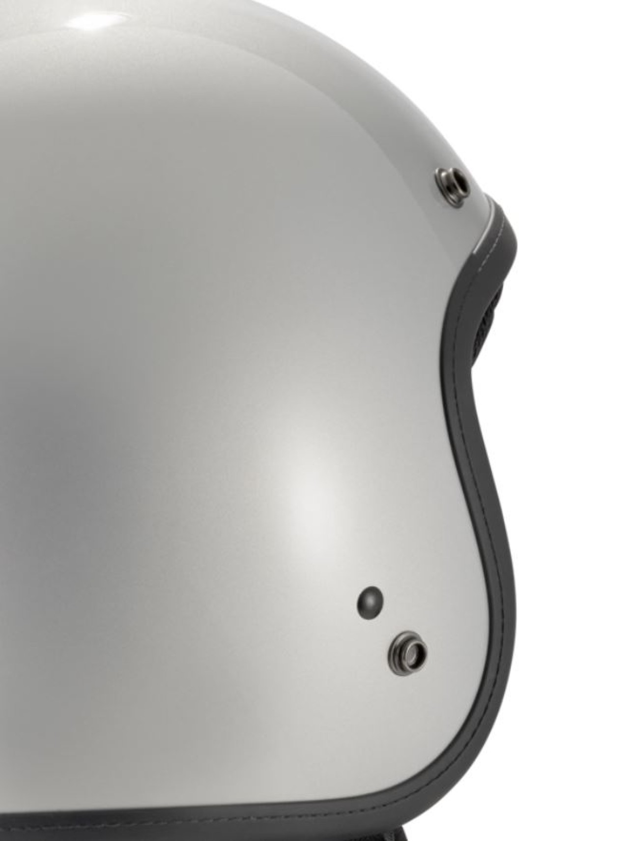 Casco Vespa jet Versilia grigio