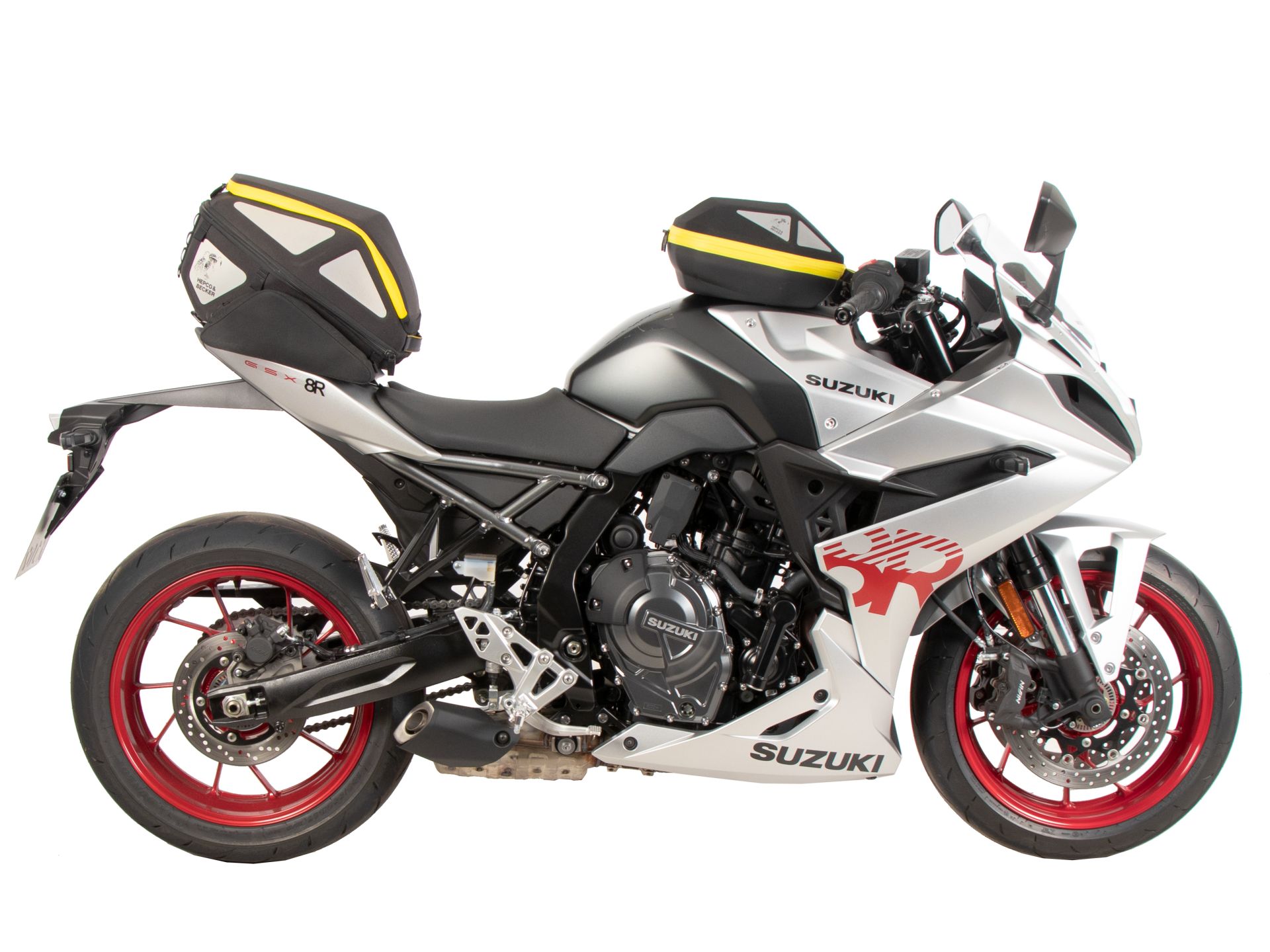 Sportrack nero per Suzuki GSX-8R (24- ) Hepco & Becker