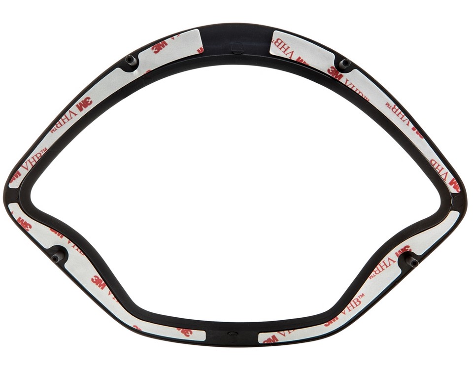 Anello decorativo tachimetro per Vespa GTS/GTS Super 125-300cc ('14-), nero lucido