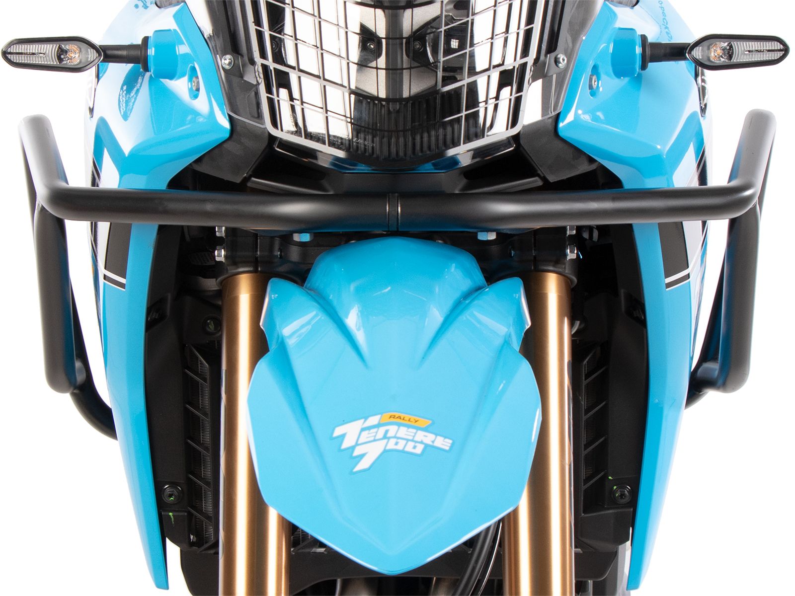 Barra di protezione serbatoio nera per Yamaha Ténéré 700 Rally (25-) Hepco & Becker