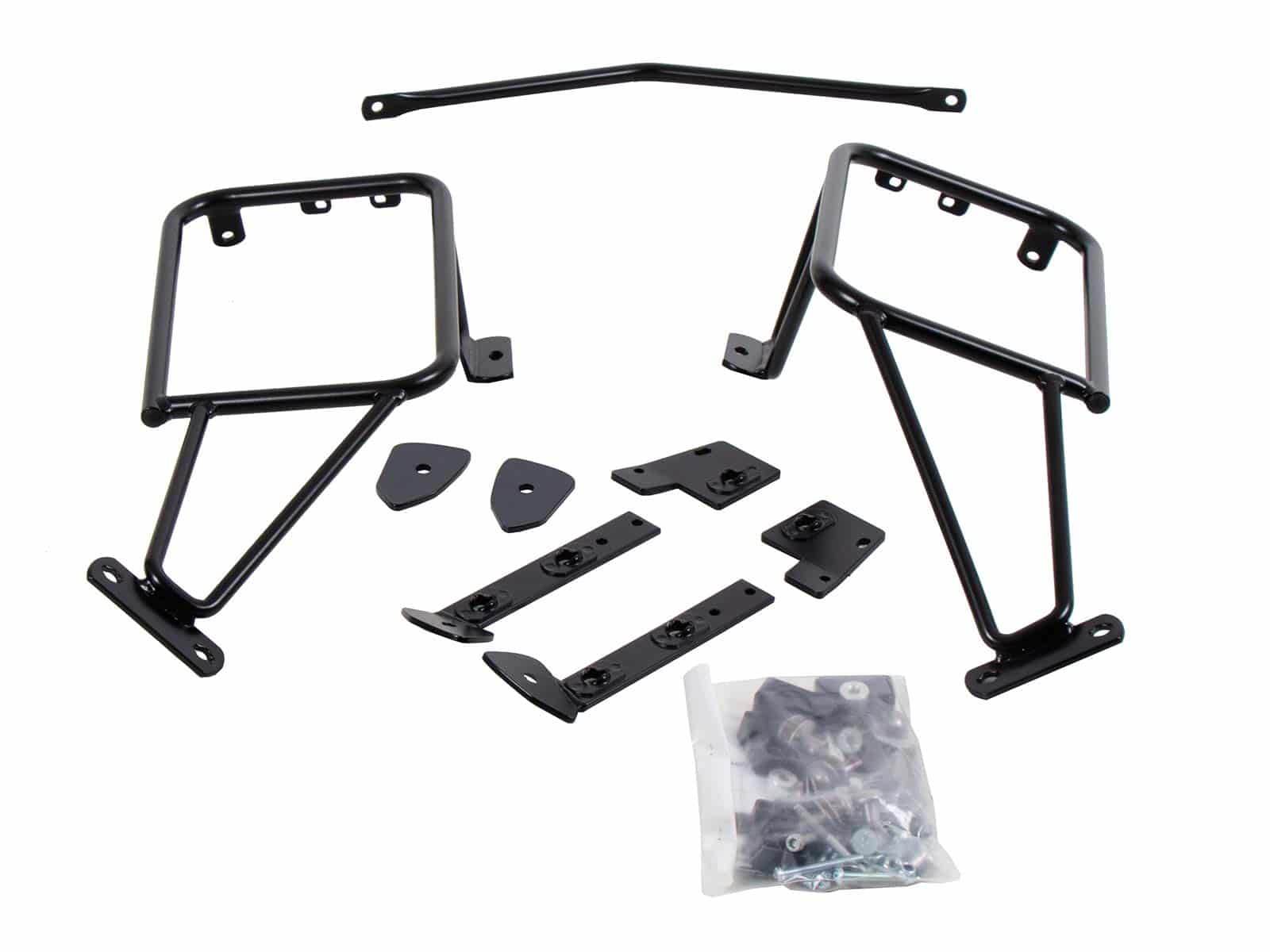 Portavaligie laterale Lock-it nero per BMW R 1200 GS Adventure (06-13) Hepco & Becker