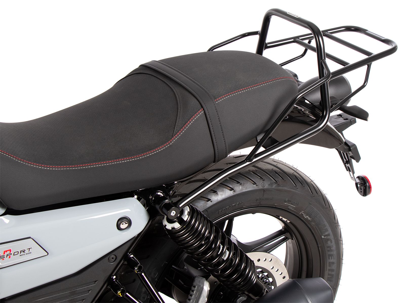 Portapacchi tubolare nero per Moto Guzzi V7 850 Sport (25-) Hepco & Becker