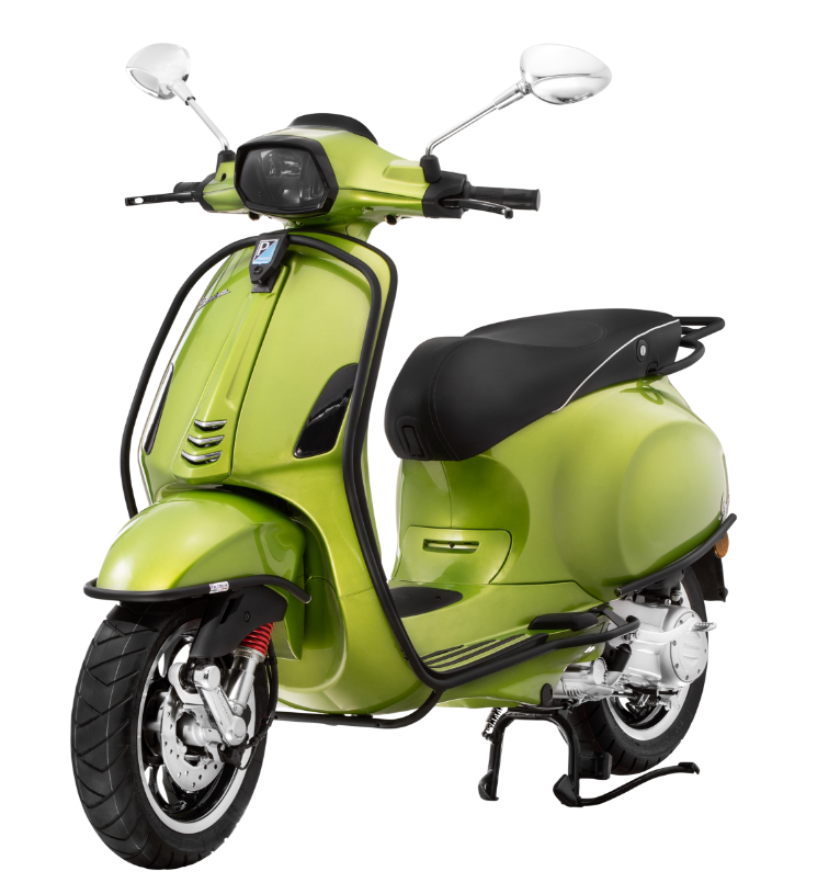 Coperchio laterale per Vespa Primavera/Sprint/Elettrica 50-150ccm, nero opaco