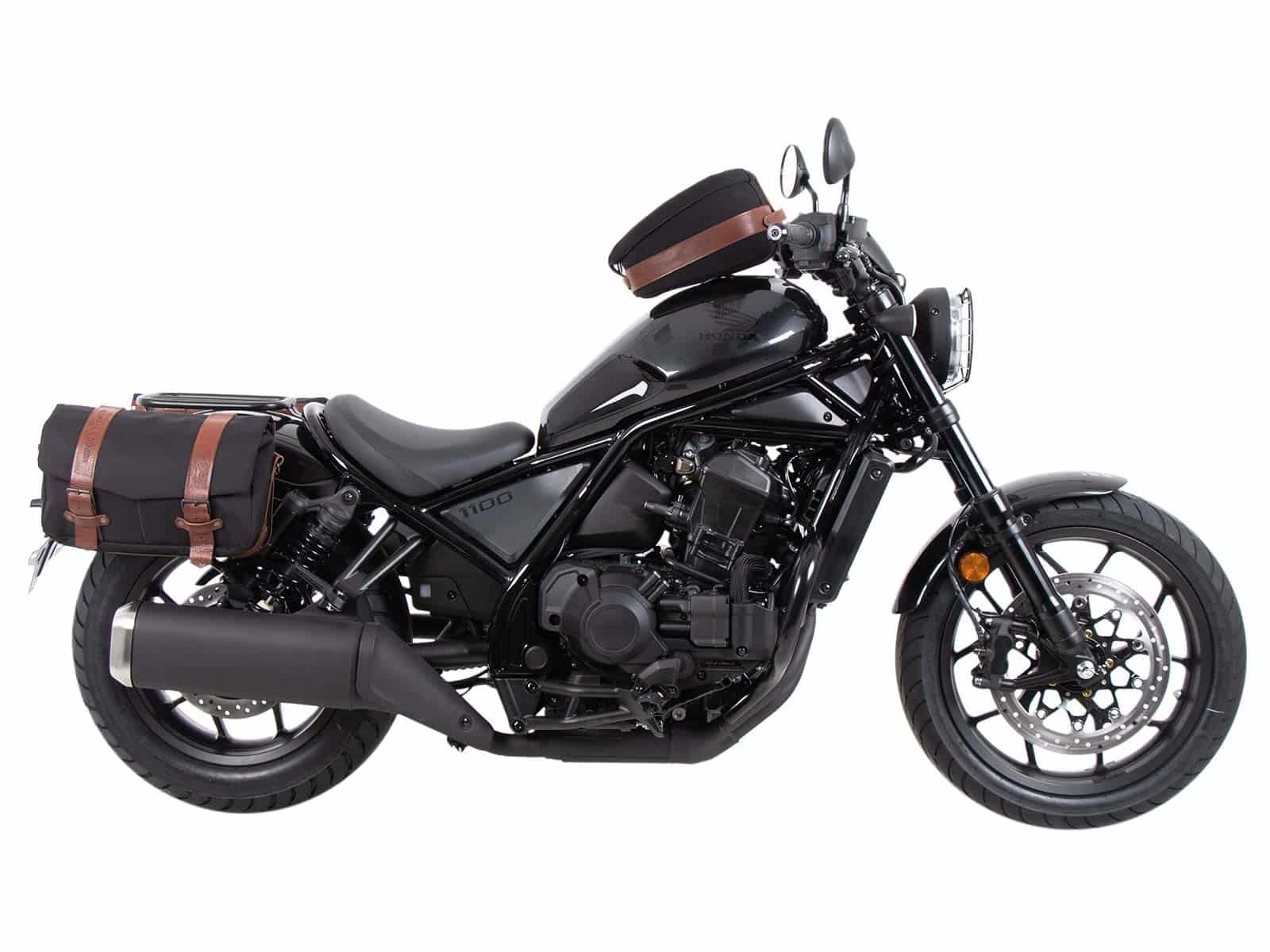 Portapacchi laterale C-Bow nero per Honda CMX 1100 Rebel /DCT (21-24) Hepco & Becker