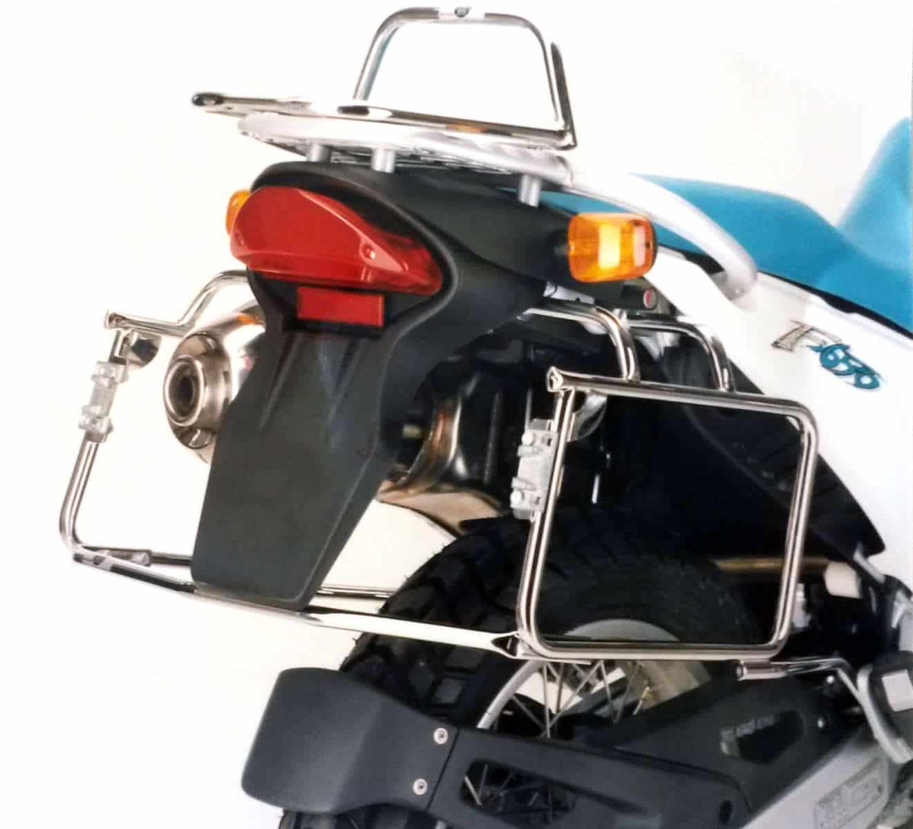 Portavaligie laterale fisso nero per BMW F 650 (93-96)/F 650/F 650 ST (97-00)
