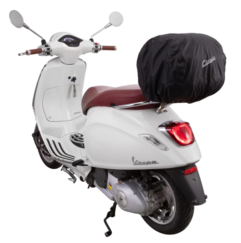 Kit cestino "Classic" con portapacchi per Vespa LX/LXV/S 50-150cc, marrone