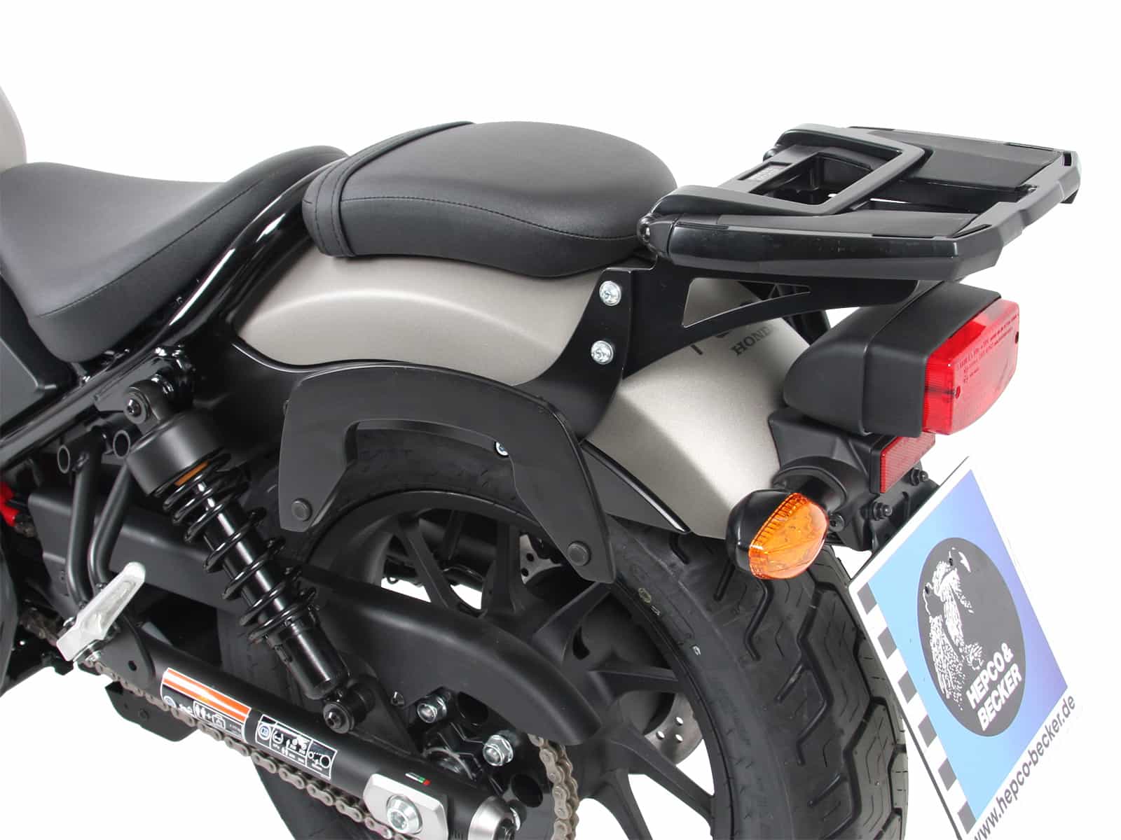 Portapacchi laterale C-Bow nero per Honda CMX 500 Rebel (17-) Hepco & Becker