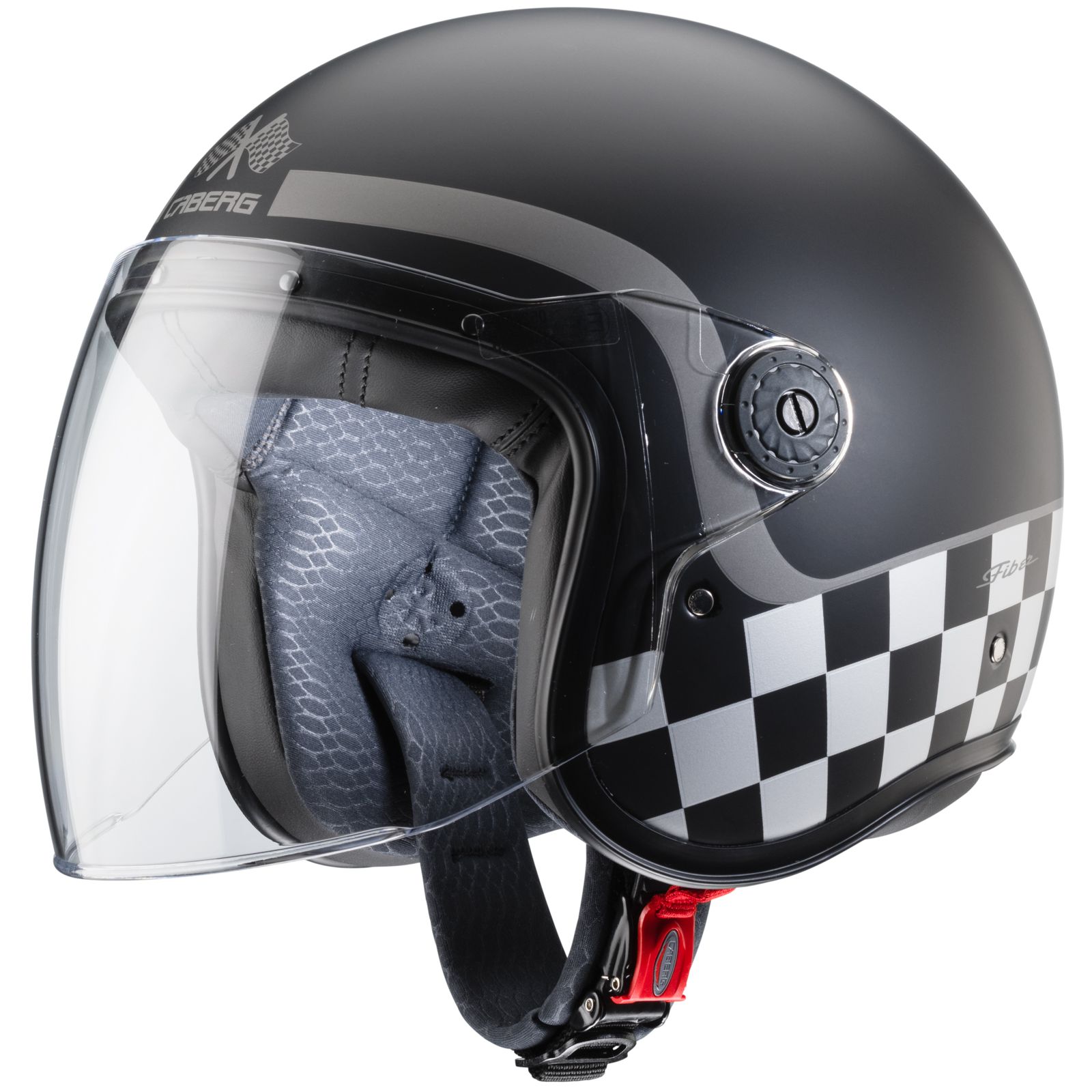 Caberg Casco Freeride Formula, nero opaco/grigio argento