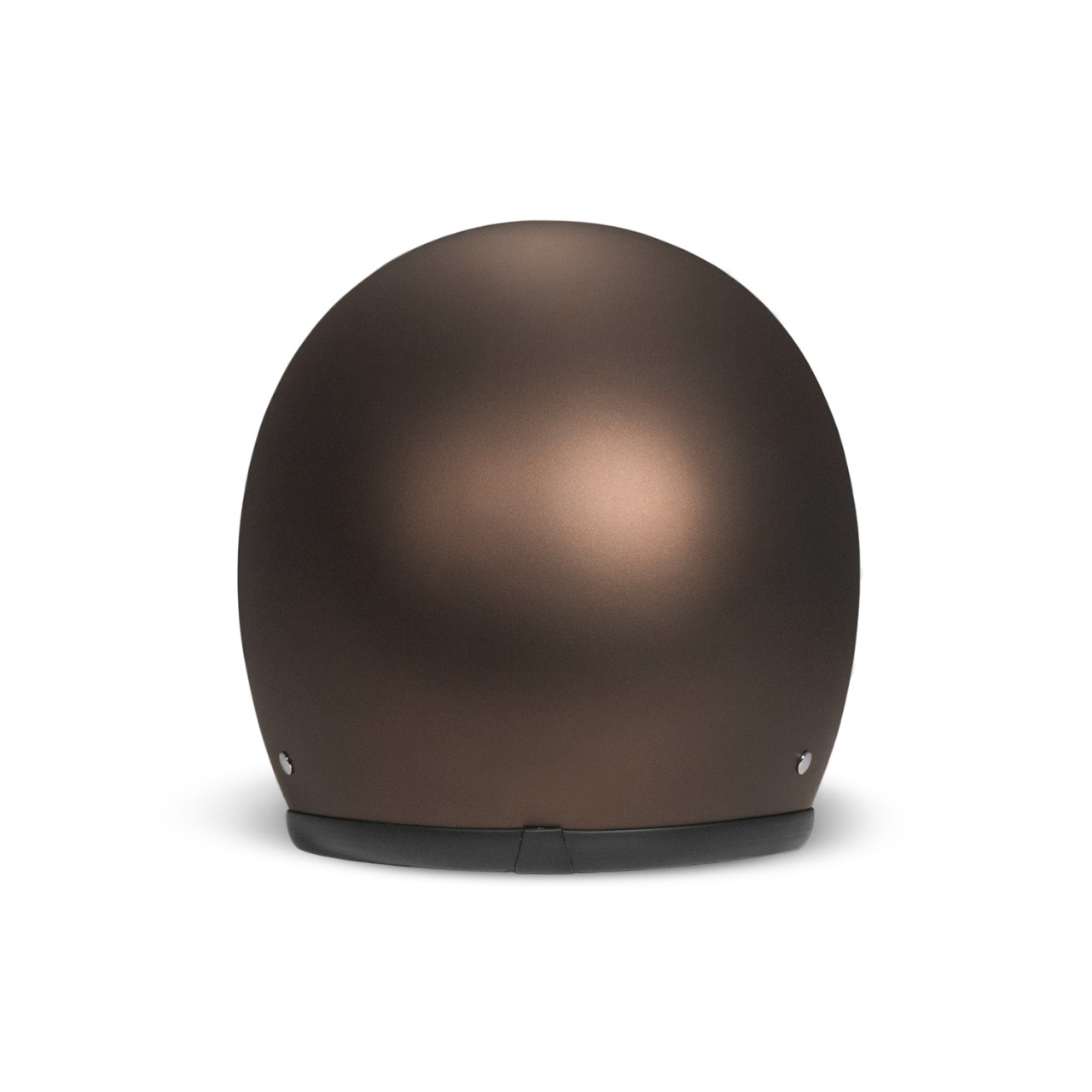 DMD casco jet Retro, marrone, lucido, Caffè, fibra di vetro, ECE 22.06