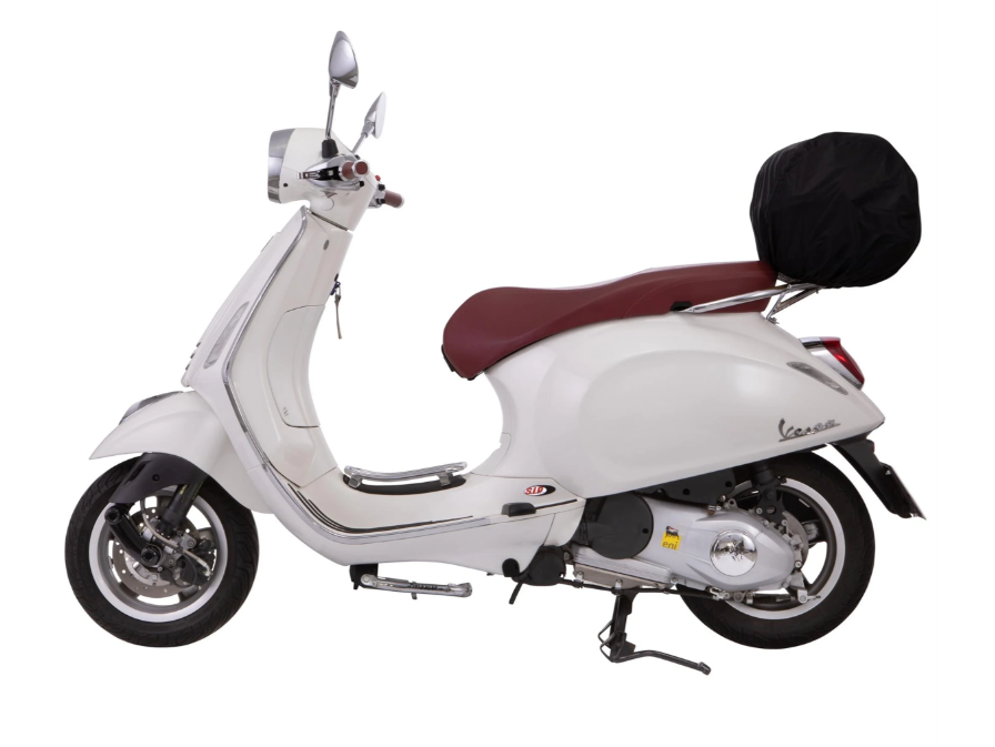 Kit cestino "Classic" con portapacchi per Vespa LX/LXV/S 50-150cc, marrone