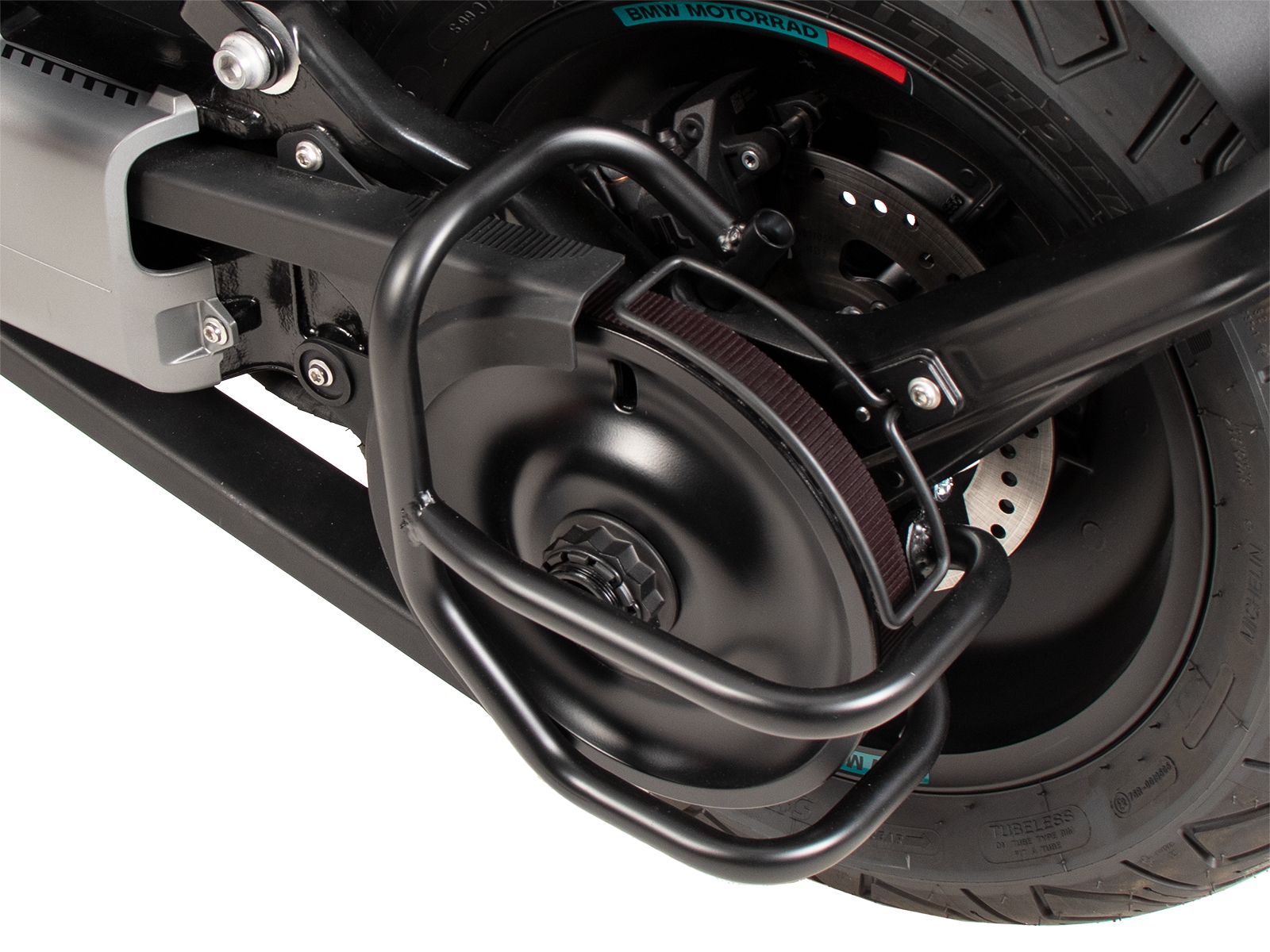 Protezione della trasmissione nera per BMW CE 02 (23-) Hepco & Becker