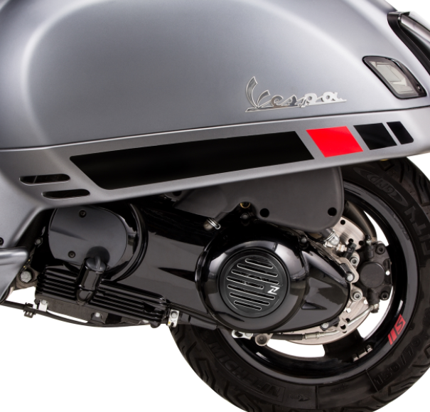 Coperchio Vario per Vespa, nero lucido