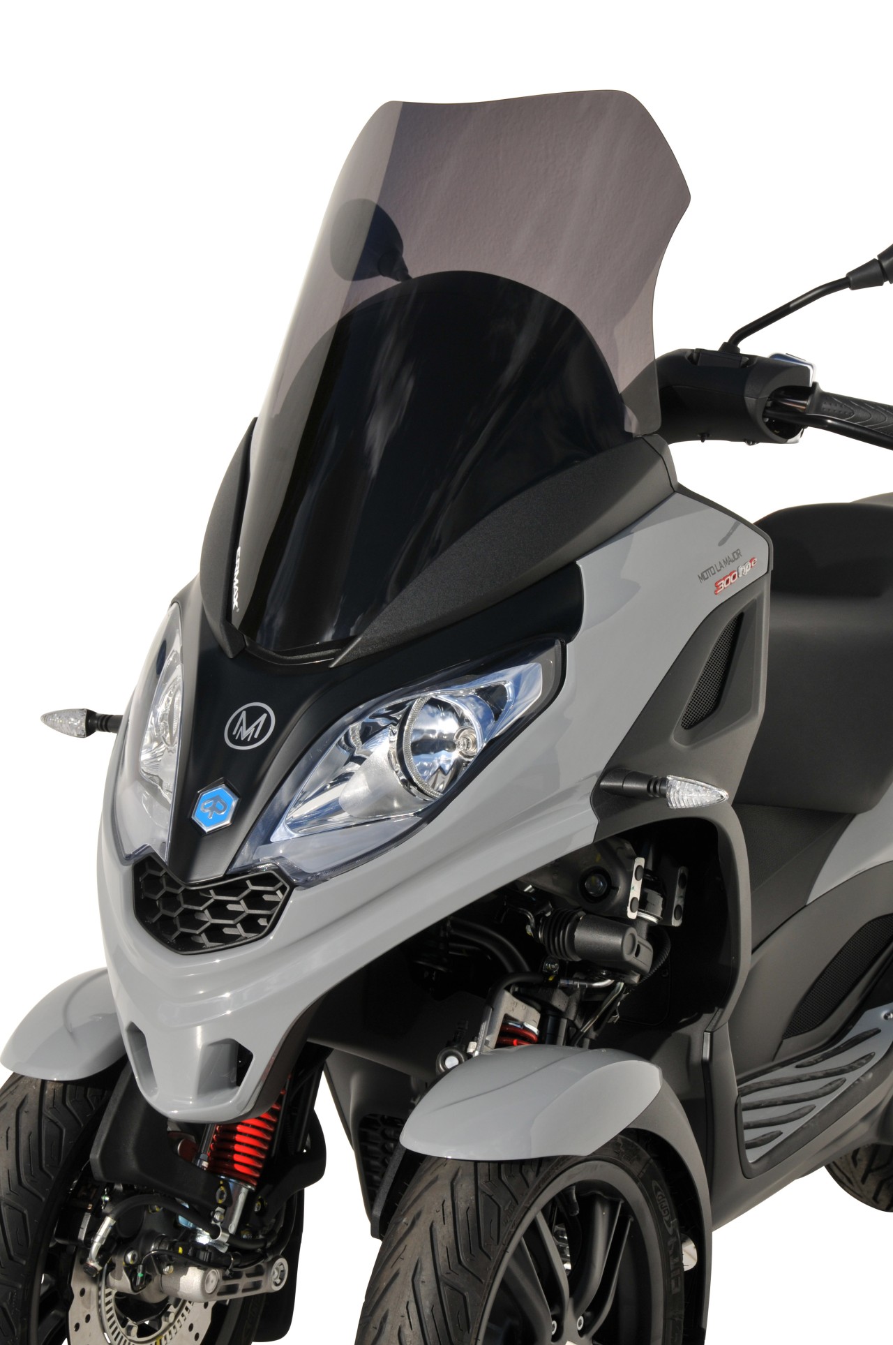 Parabrezza ERMAX Sport Touring per Piaggio MP3 300 / SPORT HPE (19-), colorato/nero chiaro