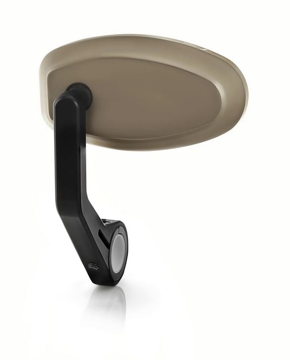 Specchietto per manubrio RIZOMA "REVERSE RETRO" destro o sinistro per Vespa, bronzo anodizzato
